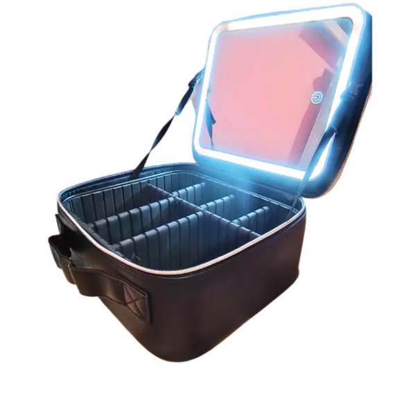 Premium LED Mirror Makeup Bag (Black)